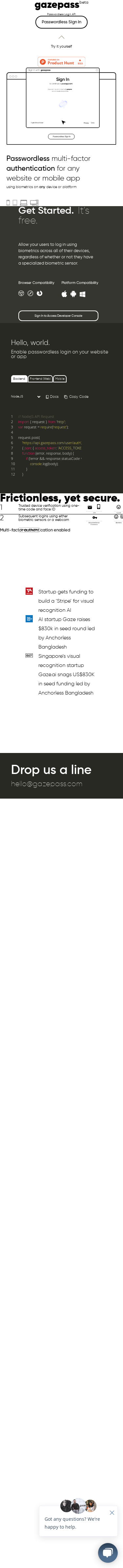 Example of Design for Computers & Electronics, Mobile Landing Page by gazepass.com | Mobile Landing Page Design
