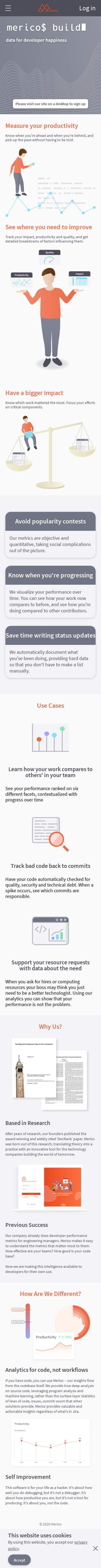 Example of Design for Computers & Electronics, Programming, Mobile Landing Page by merico.build | Mobile Landing Page Design