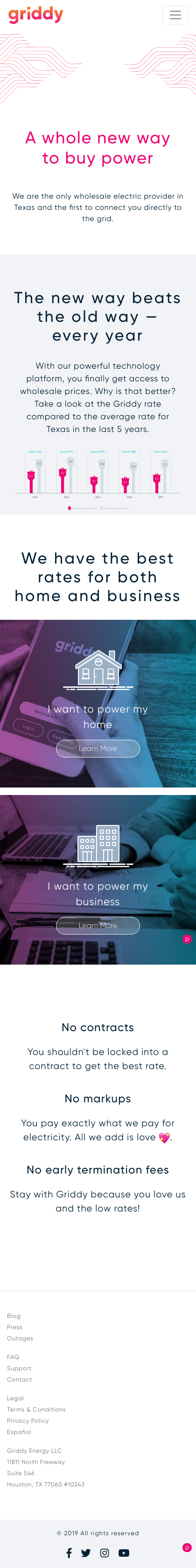 Example of Design for Business & Industrial, Energy & Utilities, Mobile Landing Page by gogriddy.com | Mobile Landing Page Design