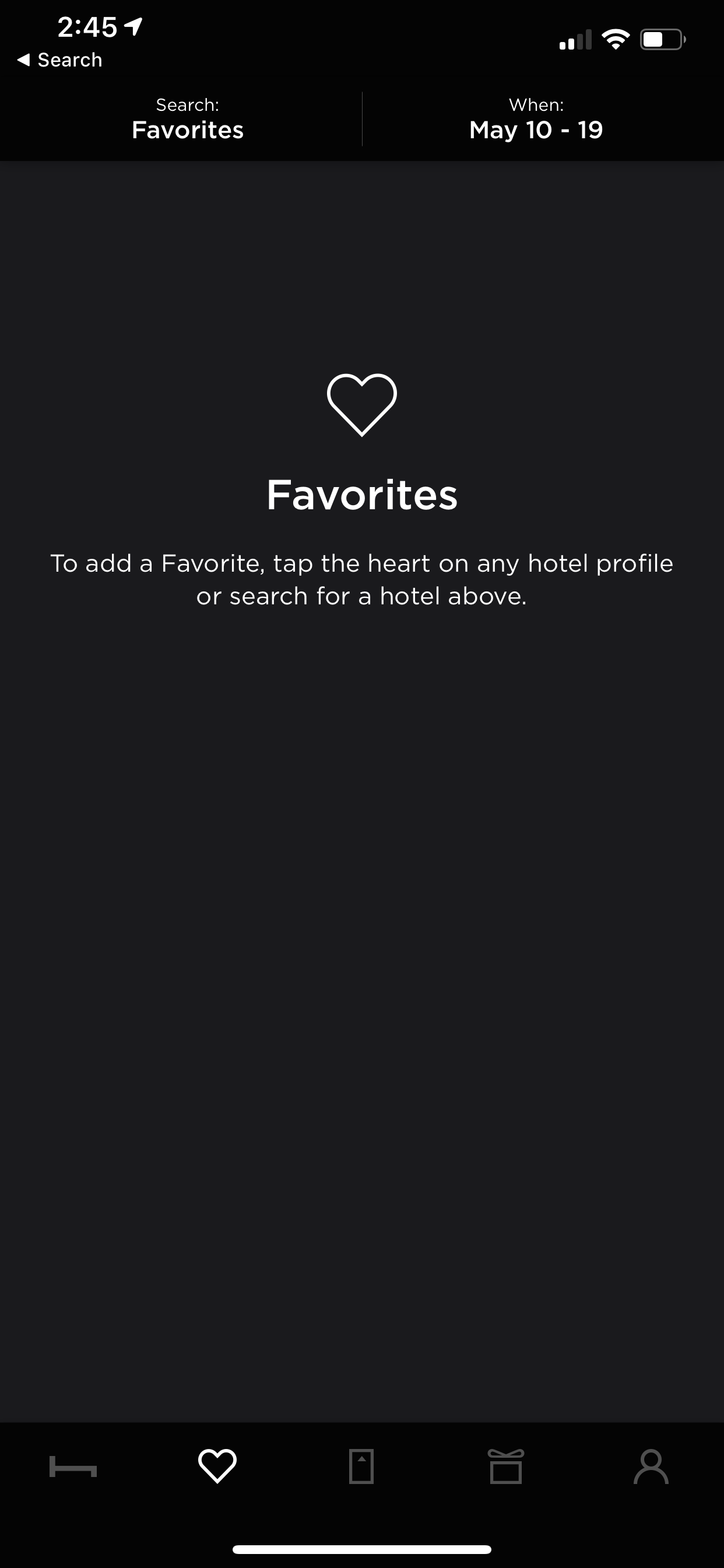HotelTonight (iPhone X)