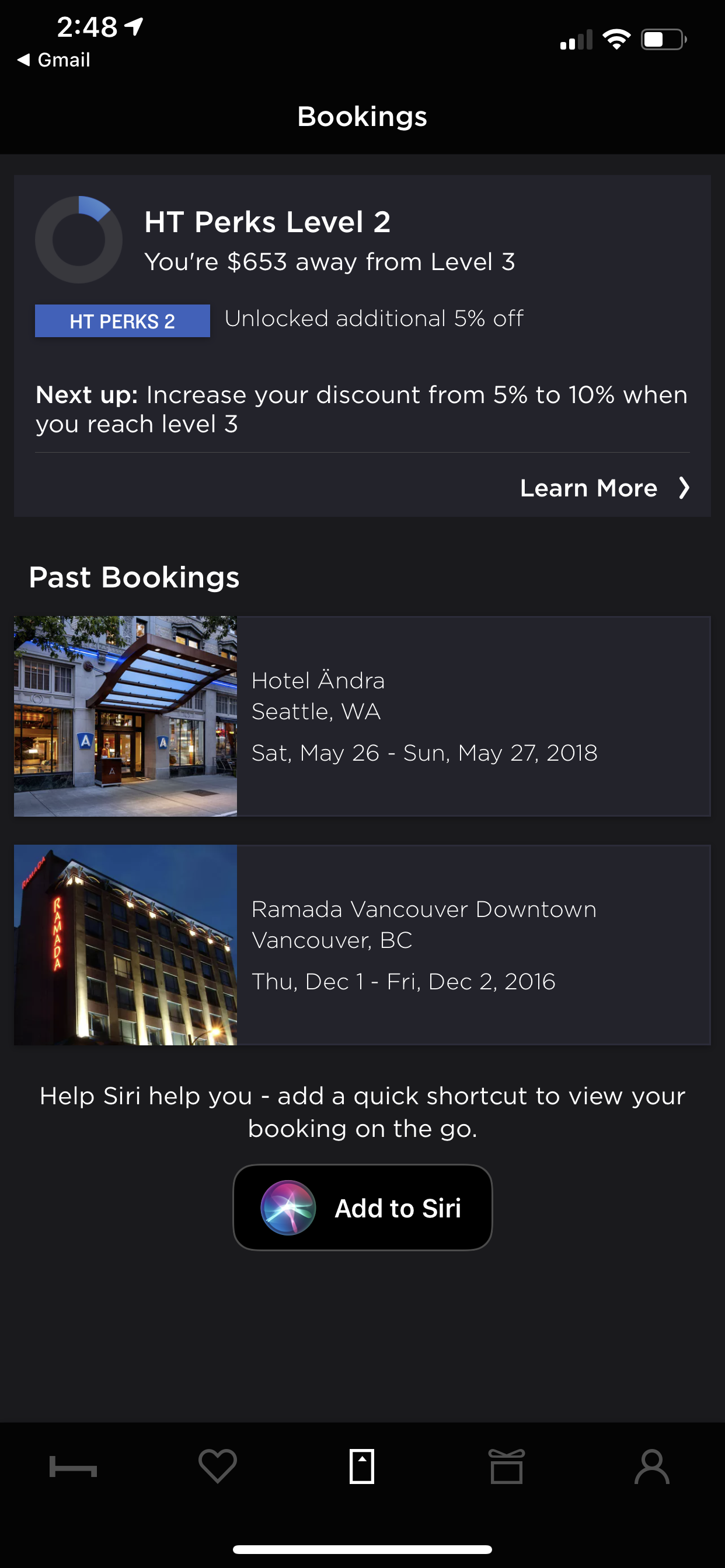 HotelTonight (iPhone X)