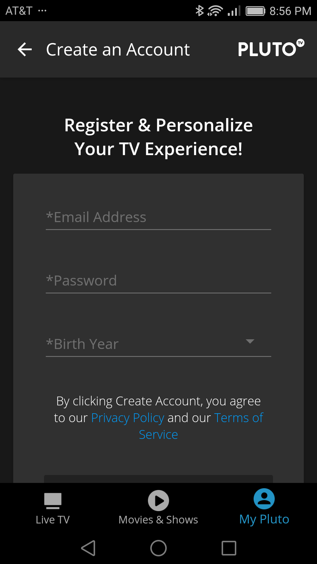 PlutoTV (Android)