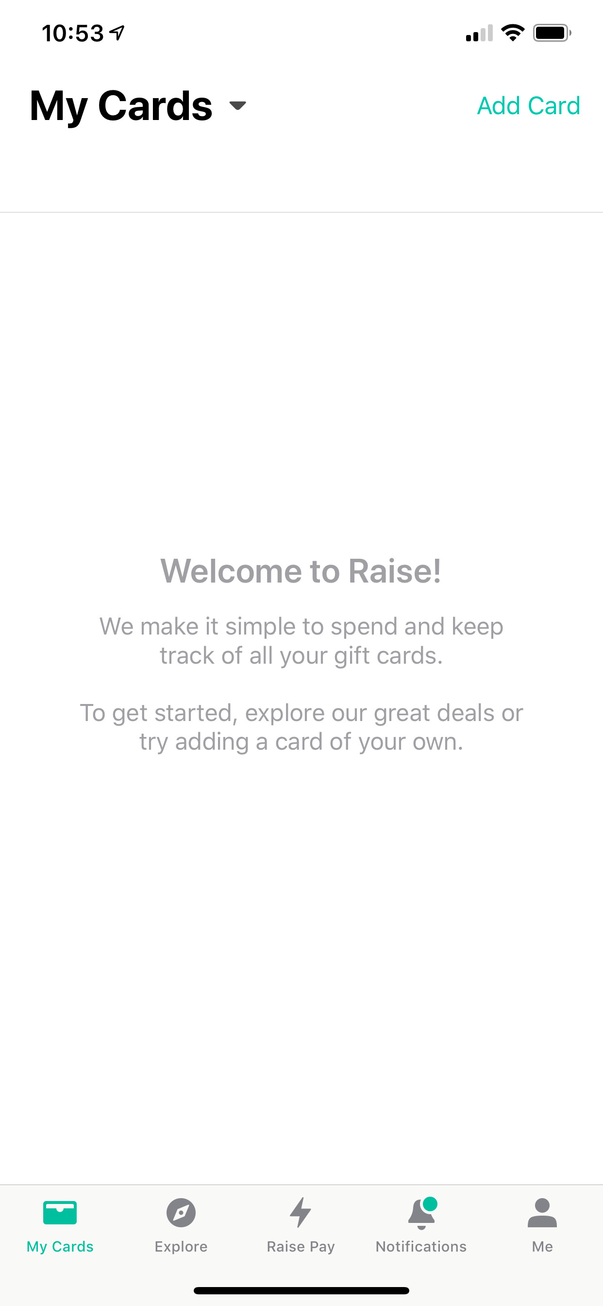 Raise (iPhone X)