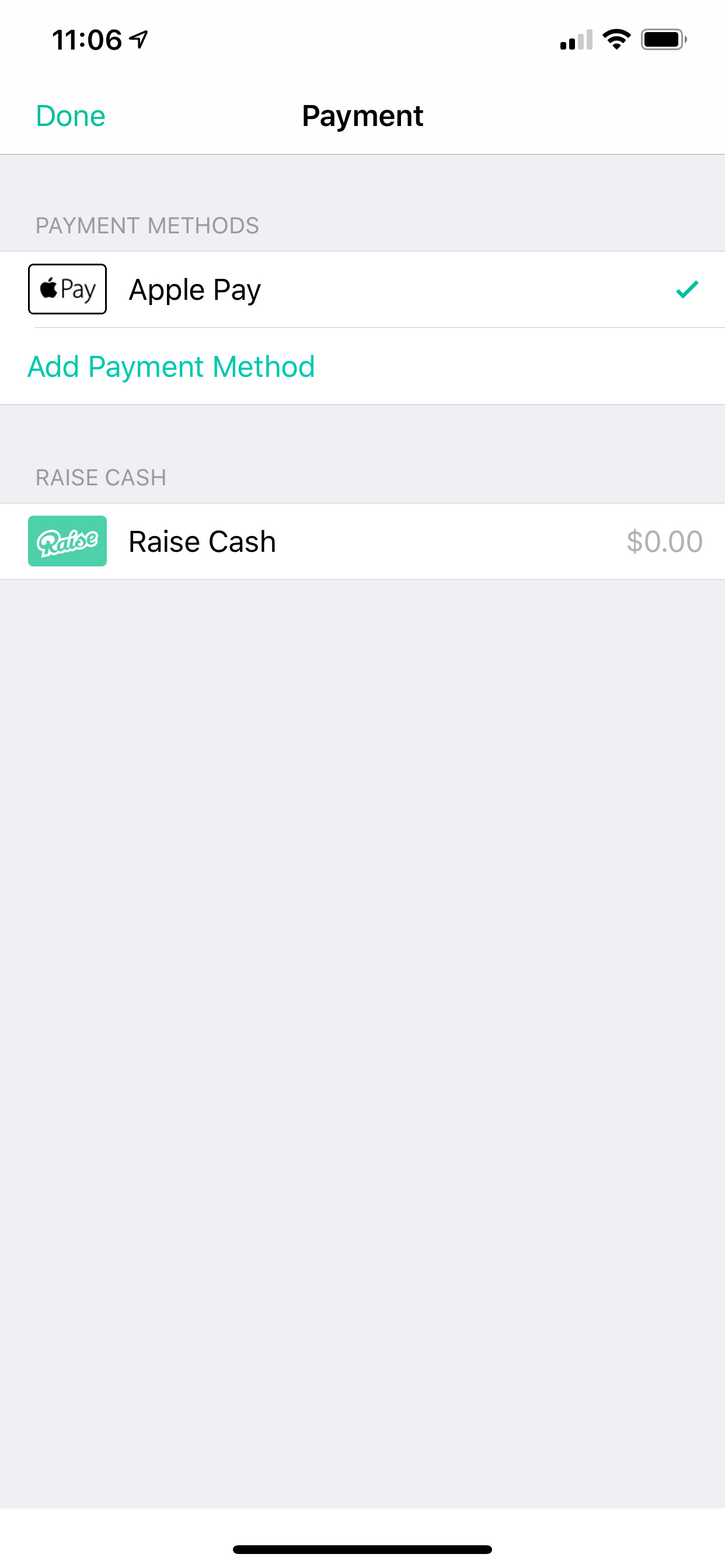Raise (iPhone X)