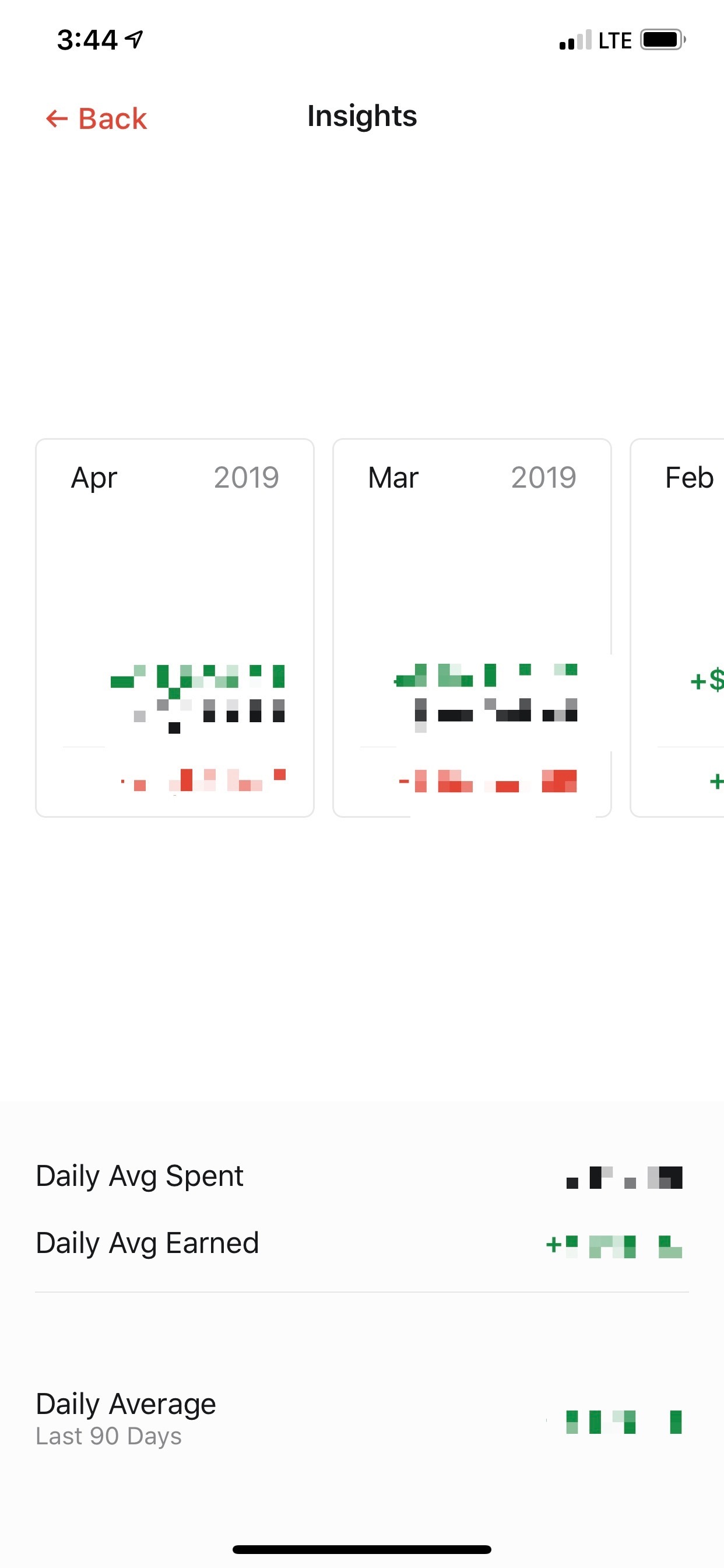 Example of App Design for iOS with the following features: dashboard, text button, table, cell, card. App by Rollie (iPhone X)