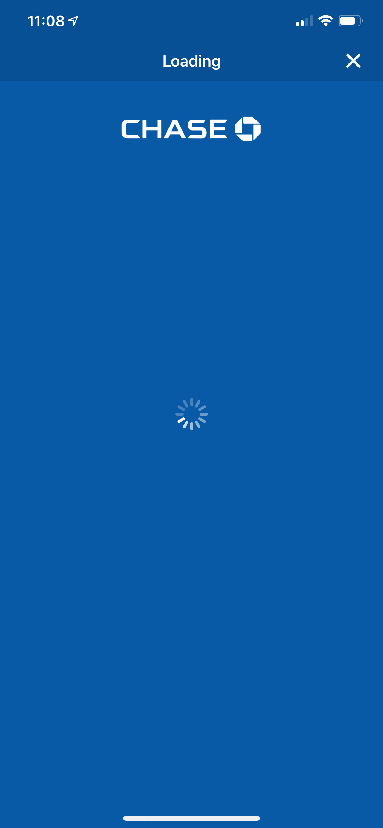 Example of App Design for iOS with the following features: interstitial ~ splash, minimal, loading state. App by Rollie (iPhone X)