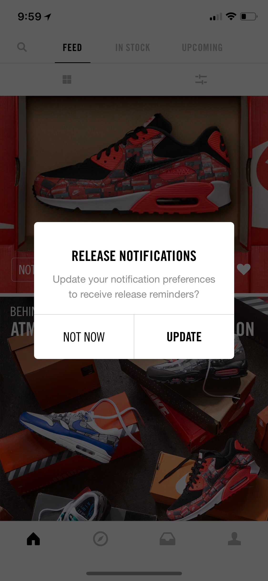 SNKRS (iPhone X)