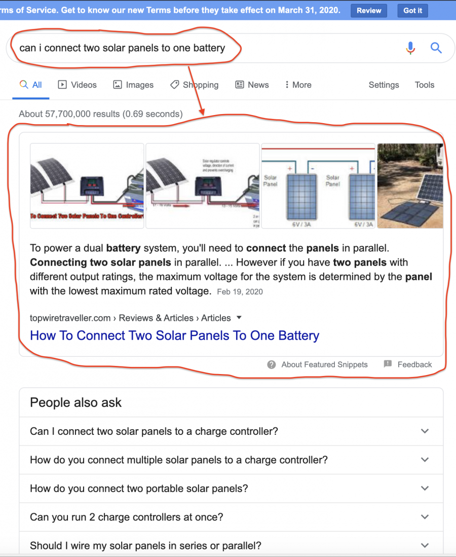 Solar Article Featured Snippet
