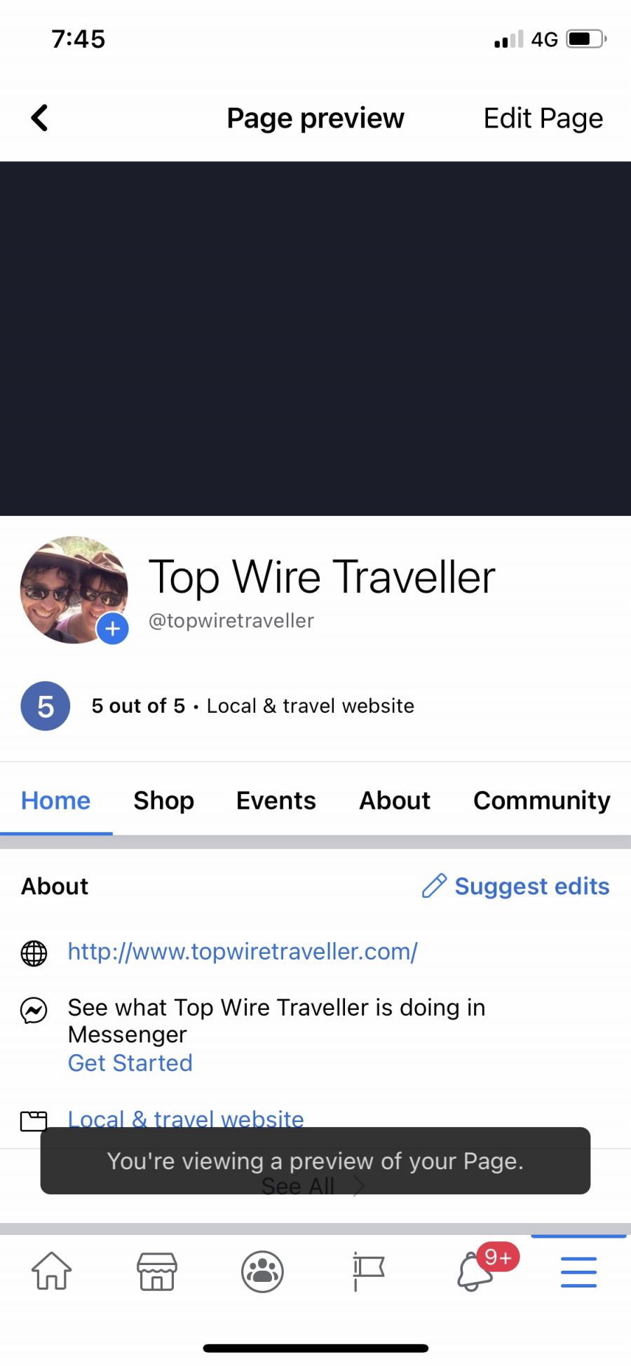 Facebook Page - Wiped Out