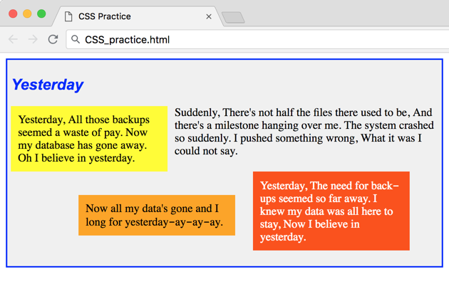 SOLUTION: University of Phoenix CSS Practice Lab - Studypool