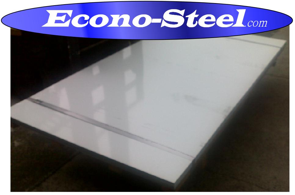 steel sign white sheet