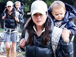 Selma Blair takes son Arthur for a hike in the Hollywood Hills