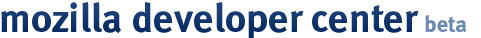 Mozilla Developer Center