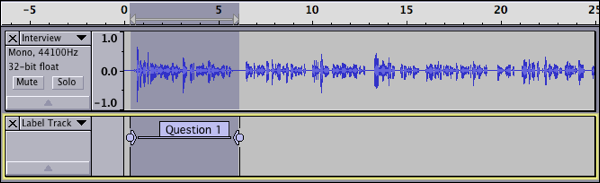 After creating a label, type its name and press Enter.