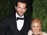The good son: Bradley Cooper with his mother Gloria at the Vanity Fair party in Hollywood, in February 