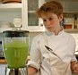 Cooking prodigy Flynn McGarry, pictured, will cook for Beverly Hills BiersBeisl restaurant on Wednesday. The 14-year-old started cooking for his family in San Fernando Valley because he didn't like the meals his mother, Meg McGarry, inset, made.