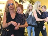 It�s a generation game: Kimberly Stewart and her daughter Delilah join her mum Alana for a girls� day out 