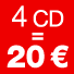 4 CD à 20&nbsp;&euro;