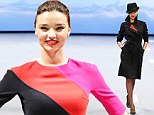 'I�m not in a position to commit to a full contract': Miranda Kerr denies being sacked from Victoria's Secret due to 'diva antics' as she hits the catwalk for Qantas airways 