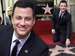 A star at last! Jimmy Kimmel gets his star on the Hollywood Walk of Fame after ten years of hosting late-night