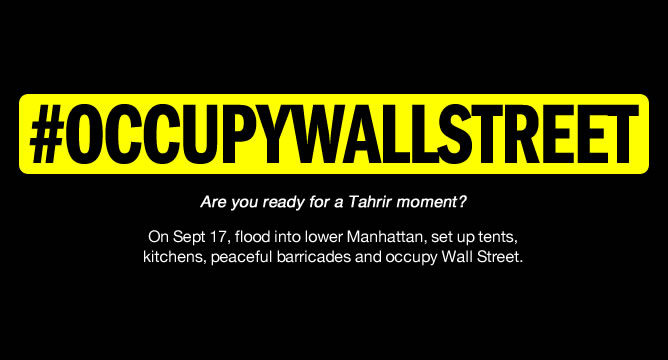 #OCCUPYWALLSTREET