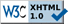 W3C XHTML 1.0