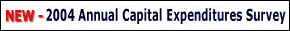 new - 2004 annual capital expenditures survey