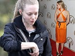 Doggone! Make-up free Amanda Seyfried unwinds with her dog before transforming into a red carpet wonder at the PGAs
