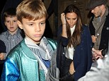 David and Victoria Beckham take a sigh of relief as they take the children for night at show following move from Los Angeles to London