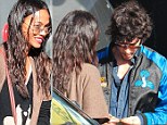 She split with on-off boyfriend Bradley Cooper a few weeks ago, but on Saturday Star Trek actress Zoe Saldana looked happy in the company of a mystery man