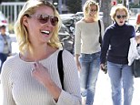 Even the puppy approved! Katherine Heigl steps out with her mother, donning yet another better-than-average outfit