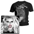 LADY GAGA - Pack CD Deluxe & TShirt Homme Signature Born This way Lady Gaga Taille L