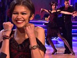 Disney dazzler! Dancing With The Stars favourite Zendaya, 16, prances like a pro during judge Len Goodman's difficult side-by-side challenge 
