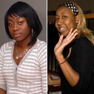 Baby mama No. 1, Rosemita Pierre, left, of Tallahasee, Fla; now living with dad in New Jersey; and No. 3, Erin Victoria Wilson of Smyrna, Ga.