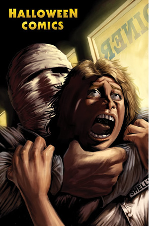 Halloween horror comic