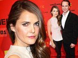 Skinny Minnie! Keri Russell looks tiny in her peplum top and leather trousers at The Americans screening