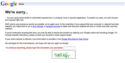Michael Jackson - flase "attack" alarm Google