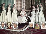 Ladies in waiting at Coronation