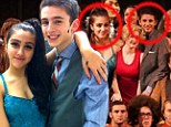 Making sweet music: Lourdes Leon and new boyfriend Timoth�e Chalamet pictured on stage school production together 