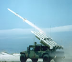 CLAWS (HUMRAAM) missile system launching a defence missile