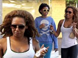 Bonding over beauty treatments: Mel B puts her unkempt locks on display as she heads to (much needed) hair appointment with daughter Phoenix