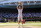 Andy Murray is crowned the Wimbledon Champion.