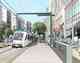 Rendering of M-1 Rail project on Woodward. dcbarnes