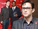 Joseph Gordon-Levitt and director Ryan Coogler winner of the Grand Jury Prize: U.S. Dramatic for Fruitvale pose with award at the Awards Night Ceremony during the 2013 Sundance Film Festival 