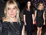 Keeping it in the family! Sienna Miller cuddles up to future sister-in-law Matilda Sturridge at Vanity Fair party