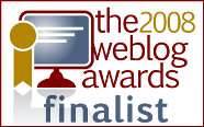 2008 Weblog Awards FINALIST