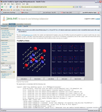 Java 3D Applet page
