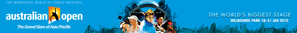 The Wonderful World of Tennis presents Australian Open - The Grand Slam of Asia/Pacific - The World's Biggest Stage - Melbourne Park 18 Jan - 31 Jan 2010