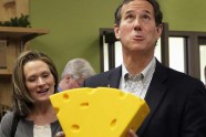 Rick Santorum and his wife Karen.