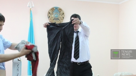 ФОТО: Военная прокуратура Талдыкорганского гарнизона показала вещдоки по делу о ЧП в "Арканкергене"